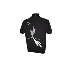 THE ORIGINAL LONE SAGUARO UNISEX BLACK T-SHIRT
